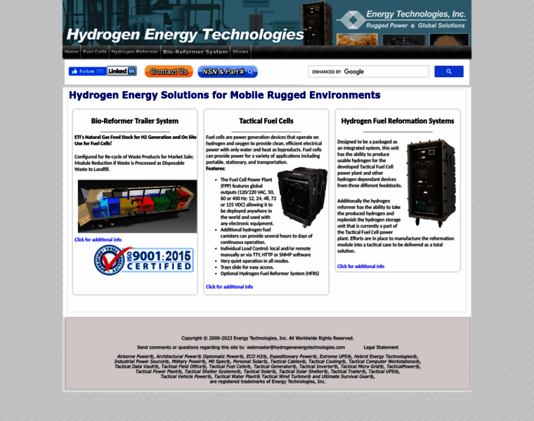 Hydrogenenergytechnologies.com thumbnail