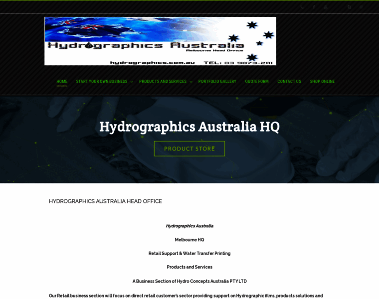 Hydrographics.com.au thumbnail