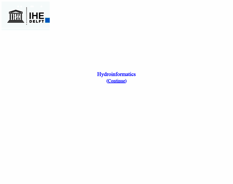 Hydroinformatics.org thumbnail