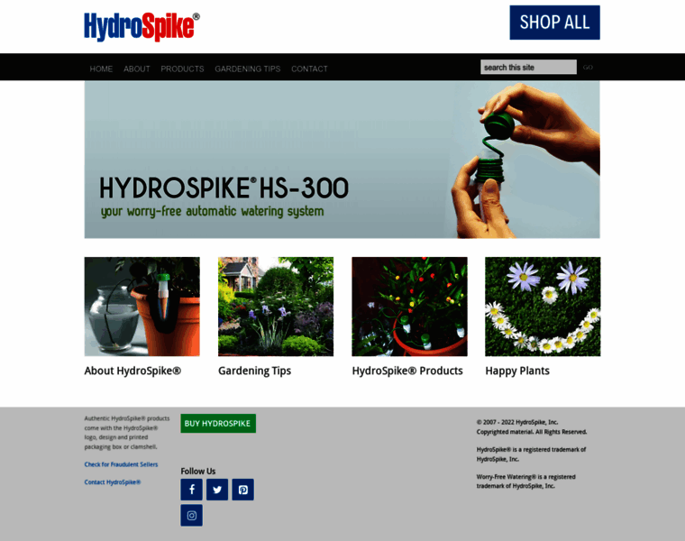 Hydrospike.com thumbnail