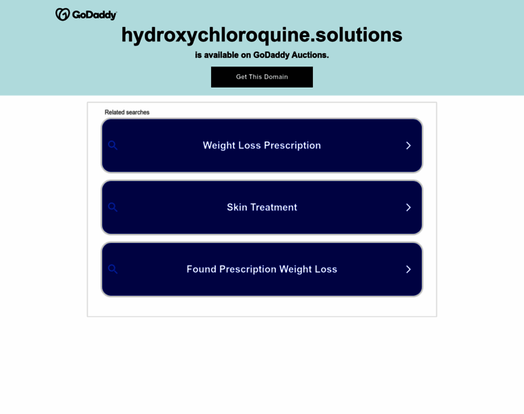 Hydroxychloroquine.solutions thumbnail