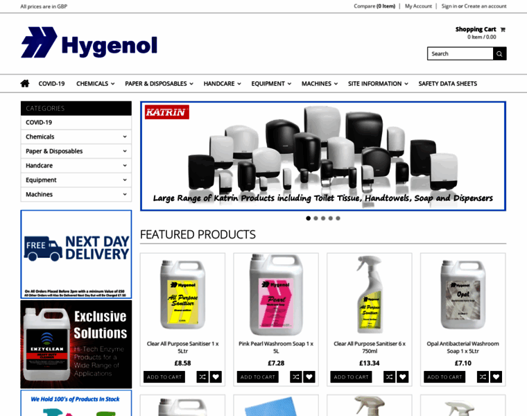 Hygenol.co.uk thumbnail