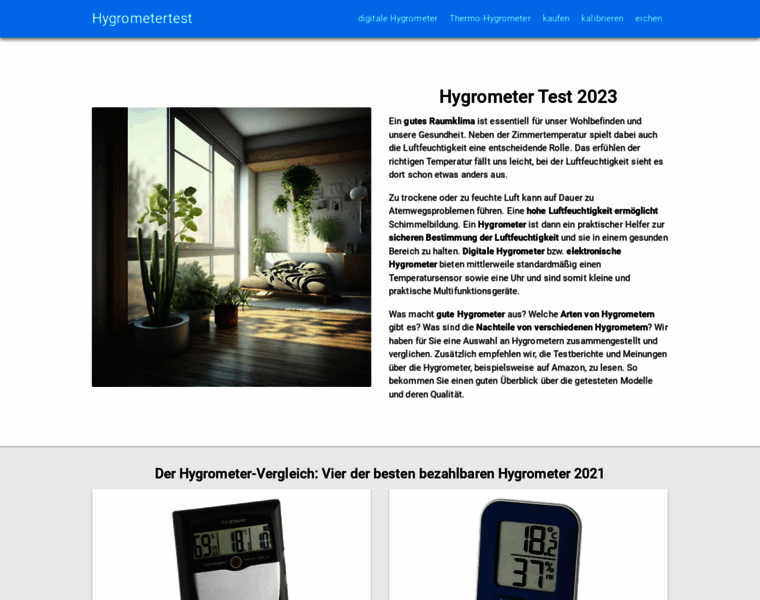 Hygrometer-test.de thumbnail