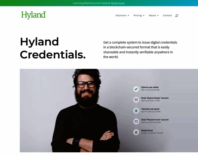 Hylandcredentials.com thumbnail