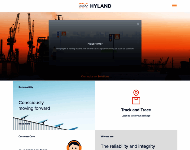 Hylandshipping.ie thumbnail