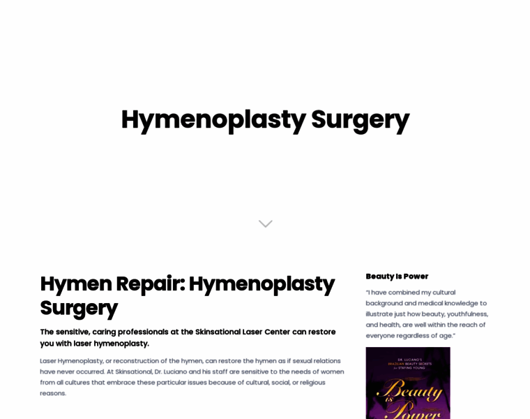Hymenrepairclinic.com thumbnail