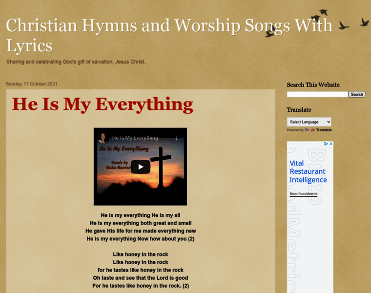 Hymn-lyrics.blogspot.com thumbnail