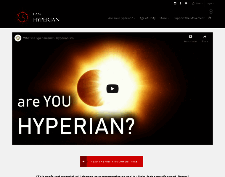 Hyperianism.com thumbnail