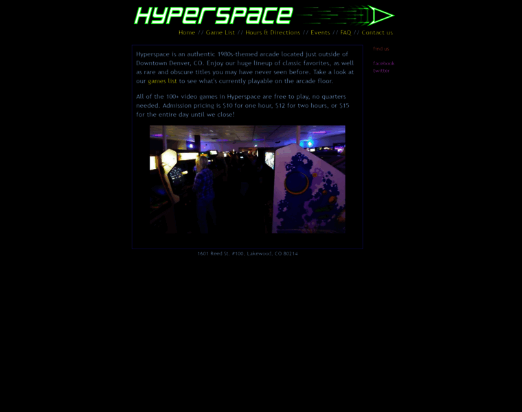 Hyperspace80s.com thumbnail