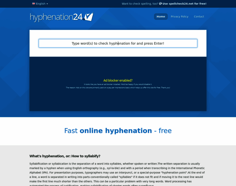 Hyphenation24.com thumbnail