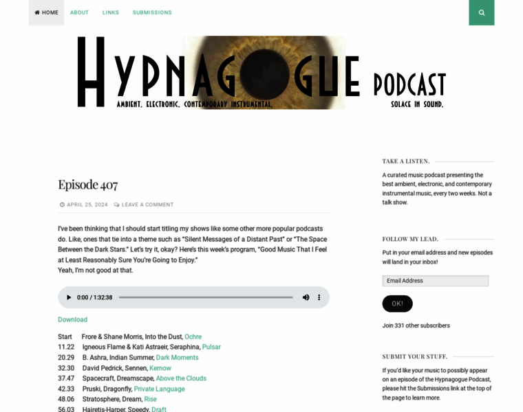 Hypnagoguepodcast.com thumbnail