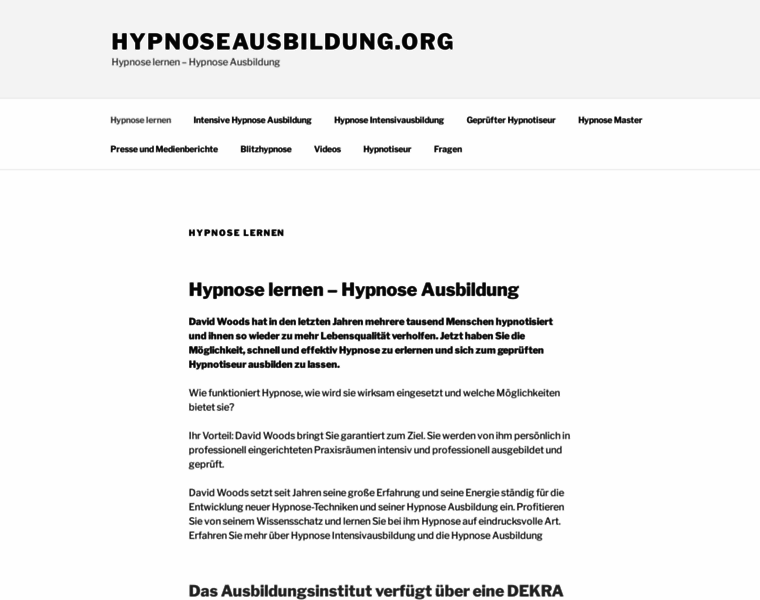 Hypnoseausbildung.org thumbnail