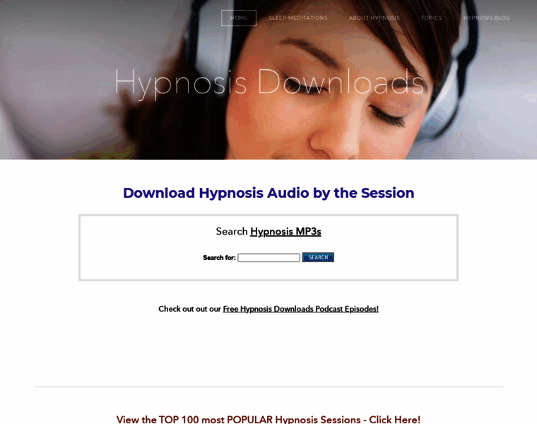 Hypnosisdownloads.org thumbnail