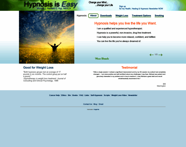 Hypnosisiseasy.com thumbnail