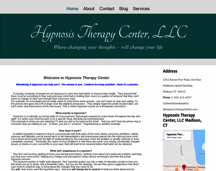 Hypnosistherapycenter.com thumbnail