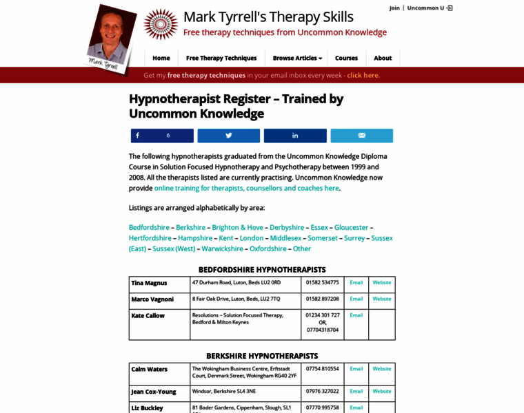 Hypnotherapistregister.com thumbnail