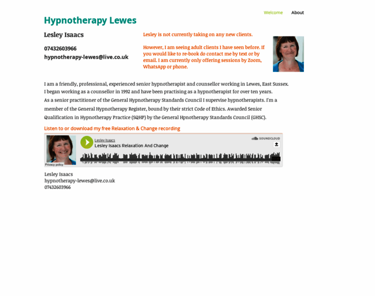 Hypnotherapy-lewes.co.uk thumbnail