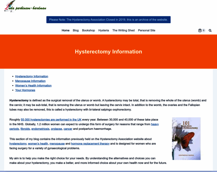 Hysterectomy-association.org.uk thumbnail
