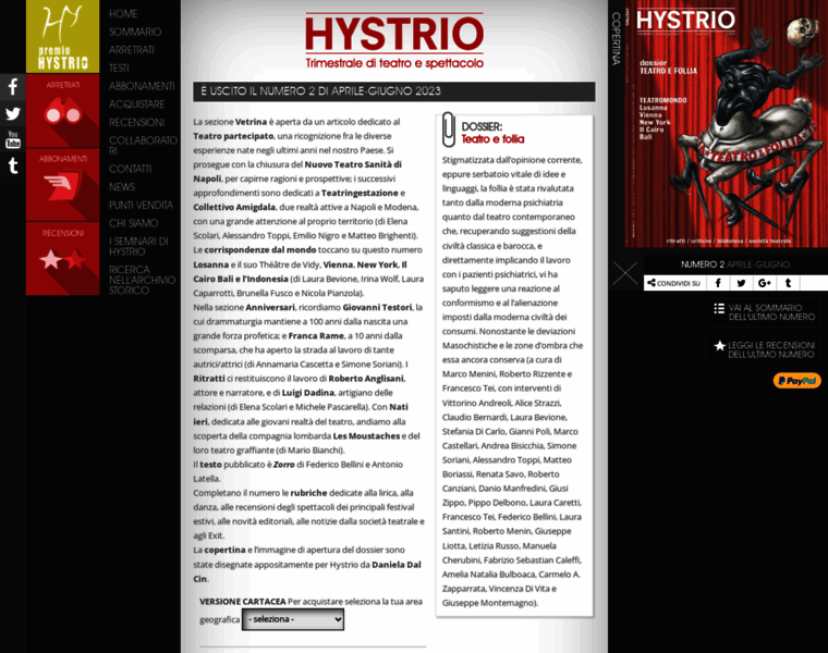 Hystrio.it thumbnail