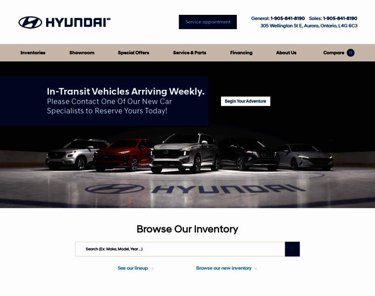 Hyundaiofaurora.ca thumbnail