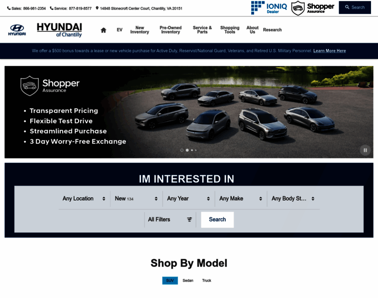 Hyundaiofchantilly.net thumbnail