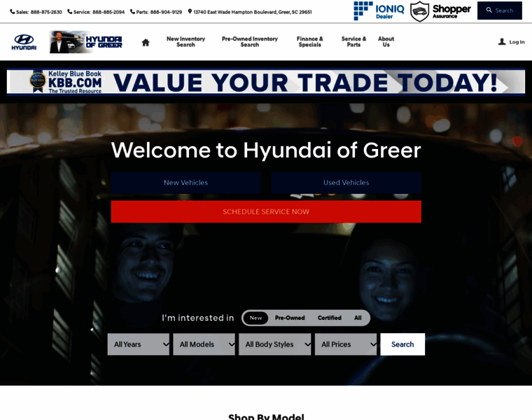 Hyundaiofgreer.com thumbnail