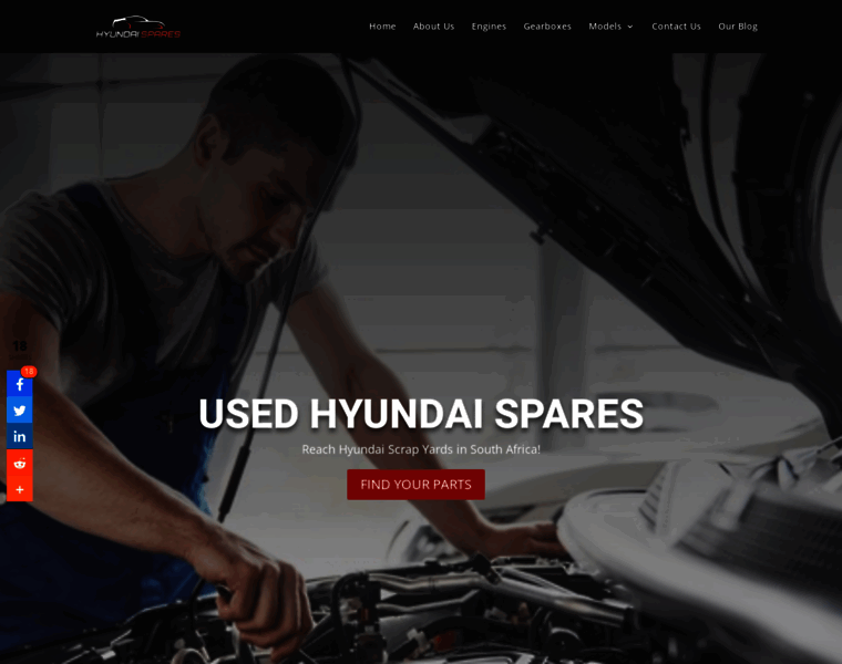 Hyundaispares.co.za thumbnail