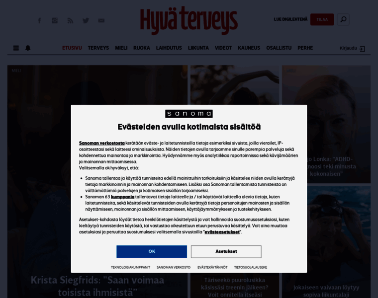 Hyvaterveys.fi thumbnail