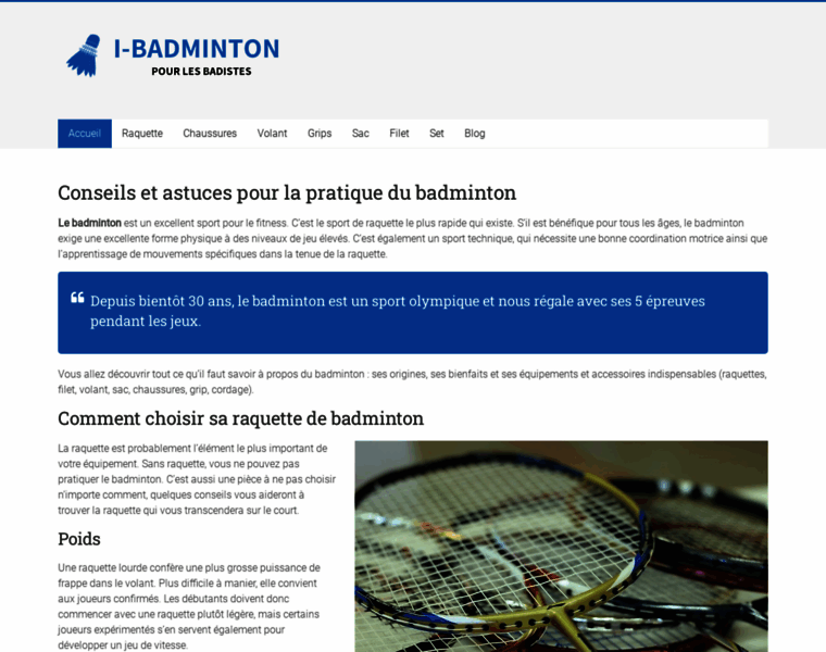 I-badminton.fr thumbnail