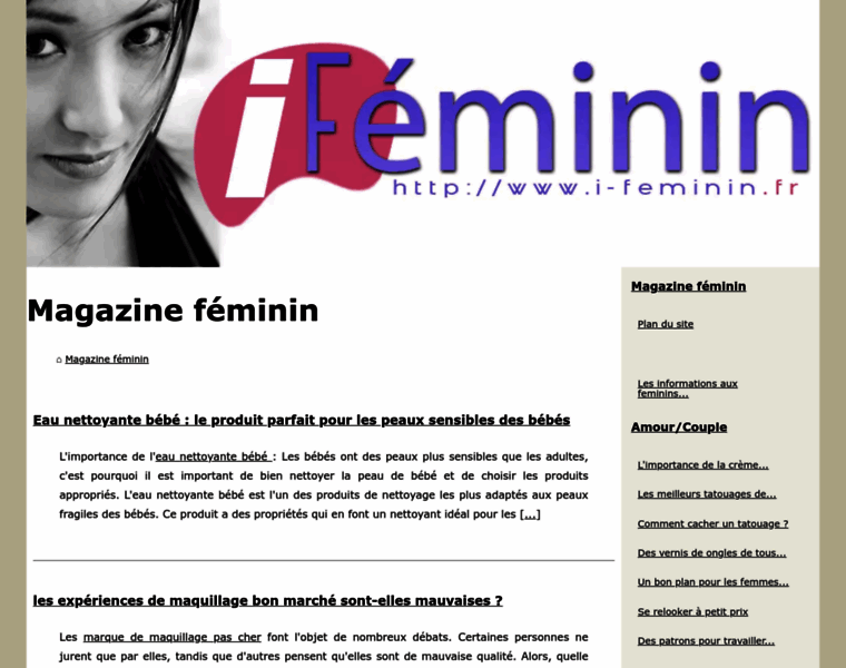 I-feminin.fr thumbnail