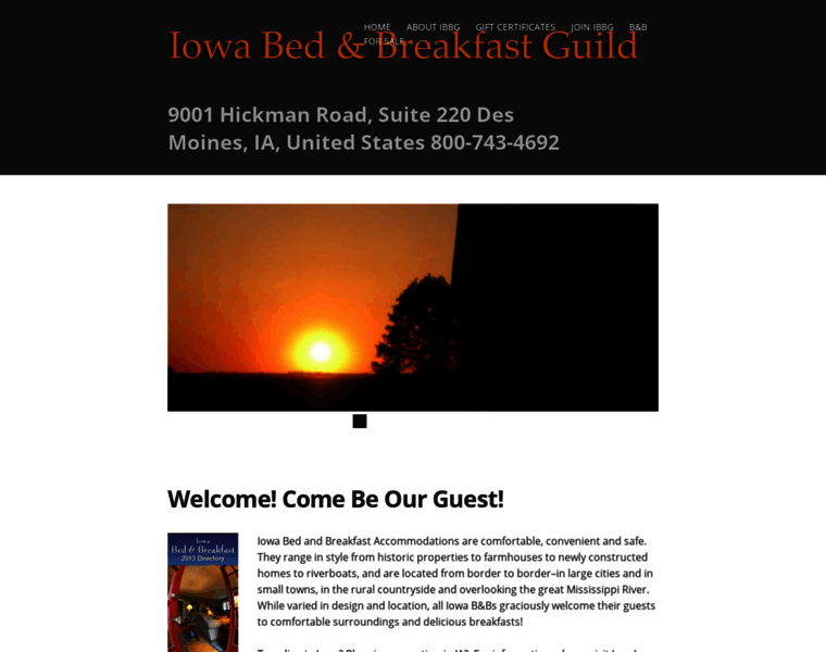 Ia-bednbreakfast-inns.com thumbnail
