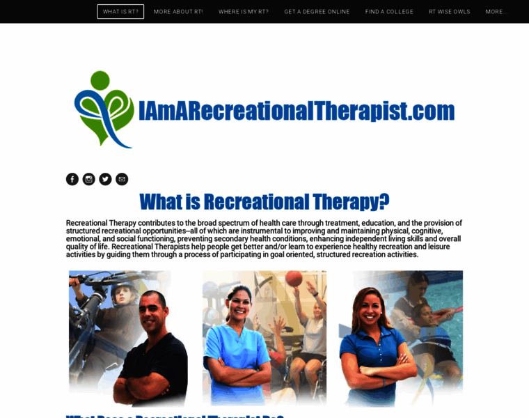 Iamarecreationaltherapist.com thumbnail