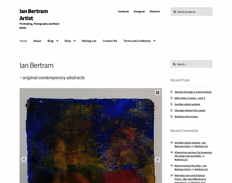 Ian-bertram.co.uk thumbnail