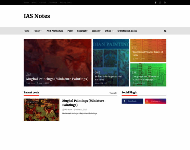 Iasnotes.in thumbnail
