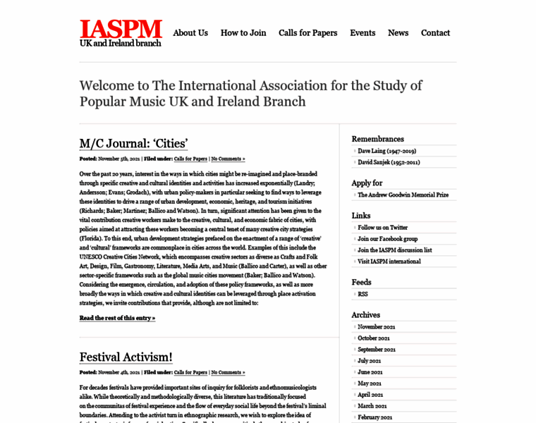 Iaspm.org.uk thumbnail