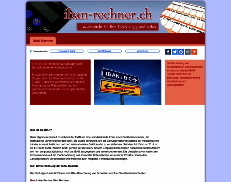 Iban-rechner.ch thumbnail