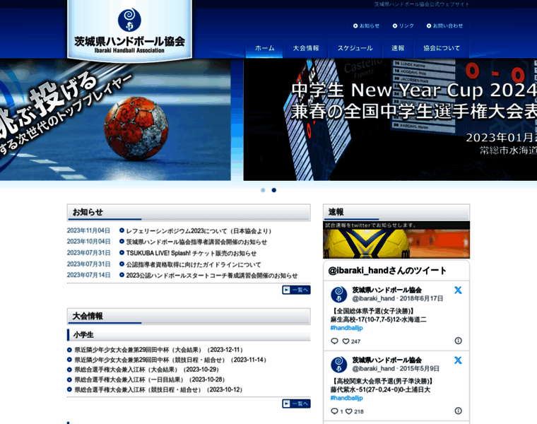 Ibaraki-handball.jp thumbnail