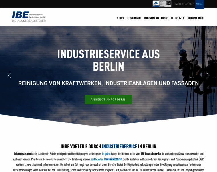 Ibe-industrieservice.de thumbnail