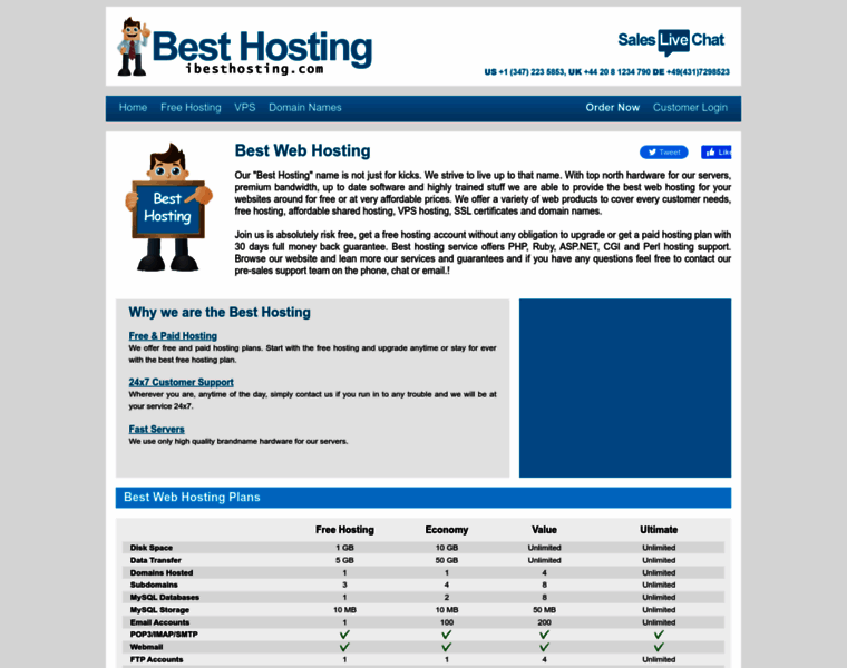 Ibesthosting.com thumbnail