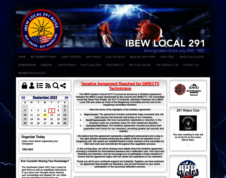Ibew291.org thumbnail