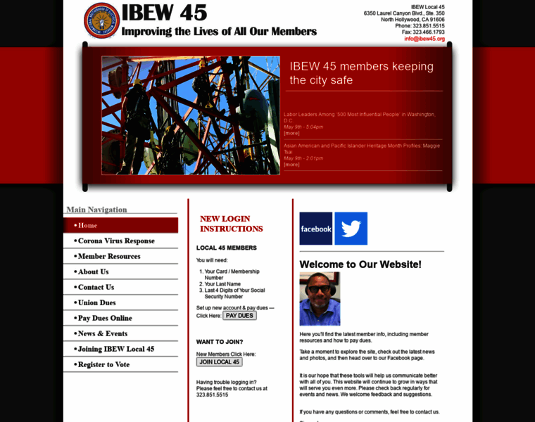 Ibew45.org thumbnail