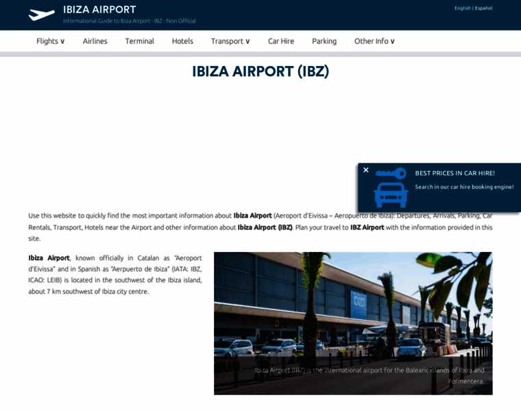 Ibiza-airport.net thumbnail