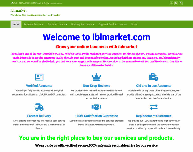 Iblmarket.com thumbnail