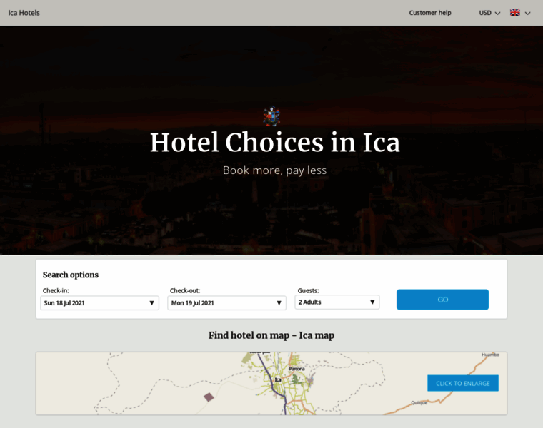 Ica-peru-hotels.com thumbnail