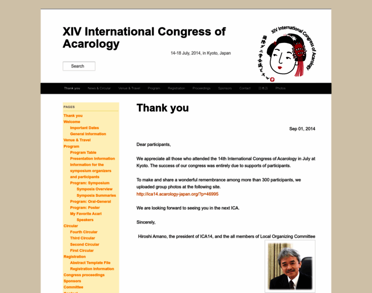 Ica14.acarology-japan.org thumbnail