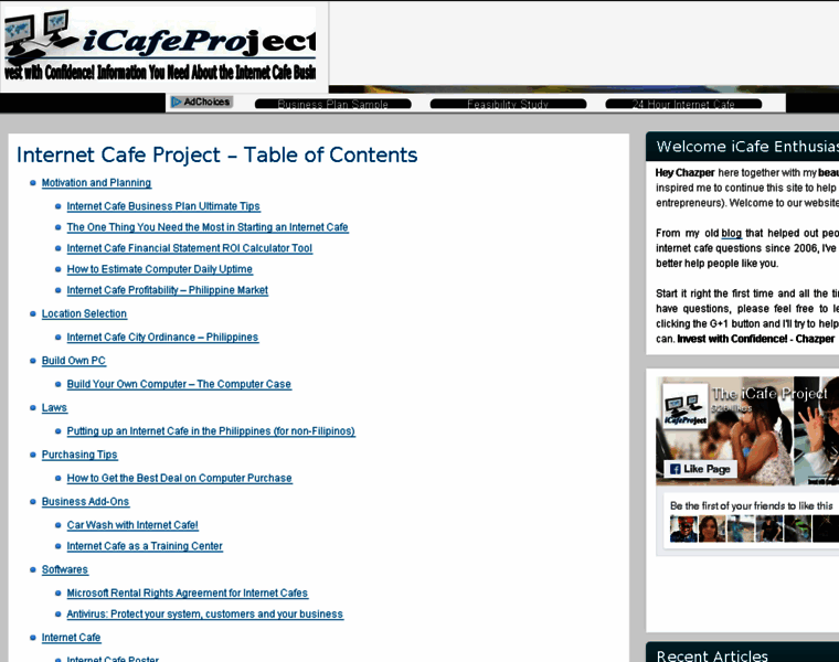 Icafeproject.com thumbnail