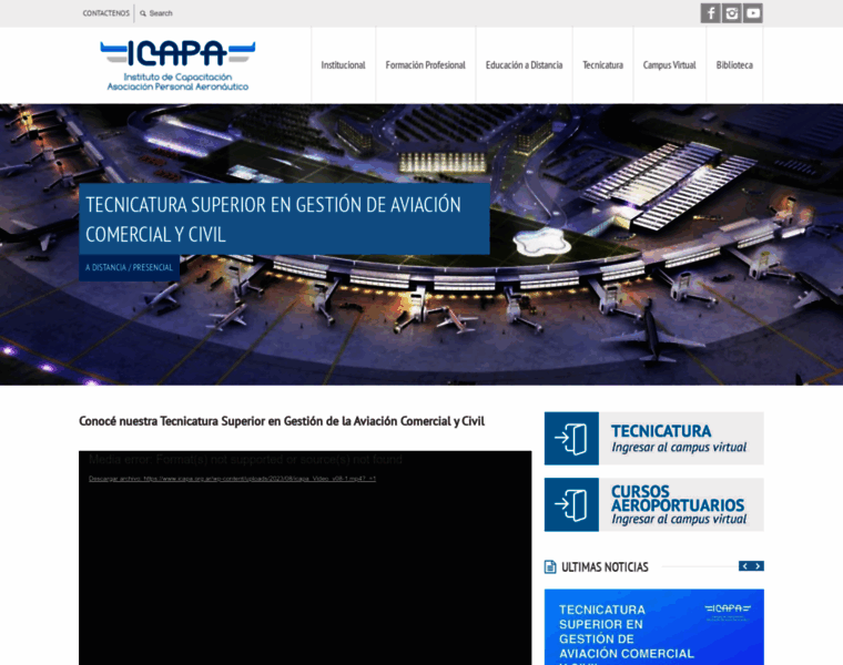 Icapa.org.ar thumbnail