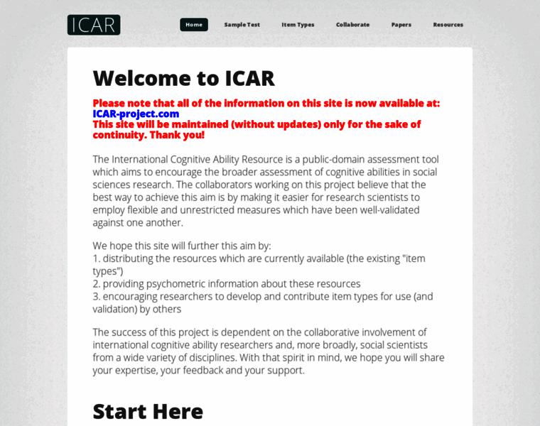 Icar-project.org thumbnail