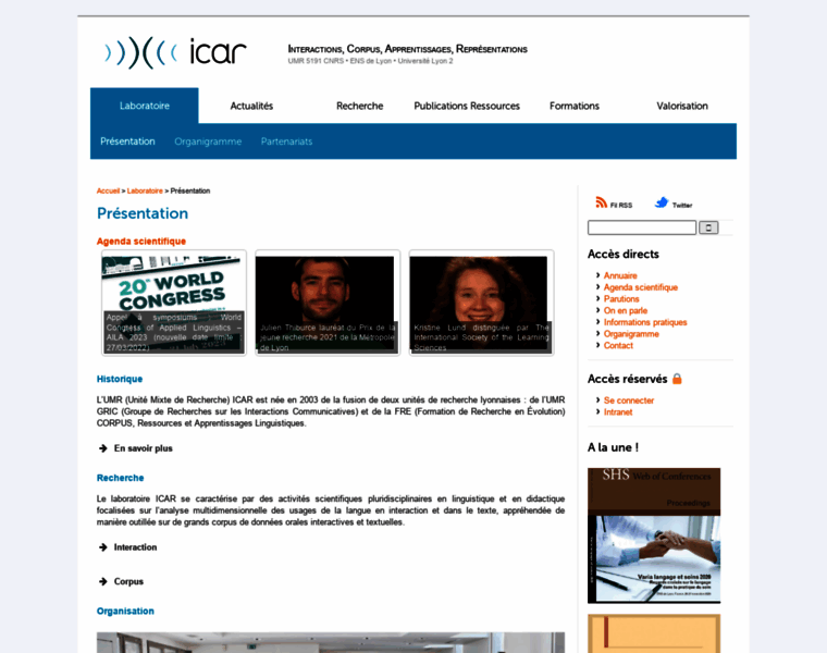 Icar.cnrs.fr thumbnail