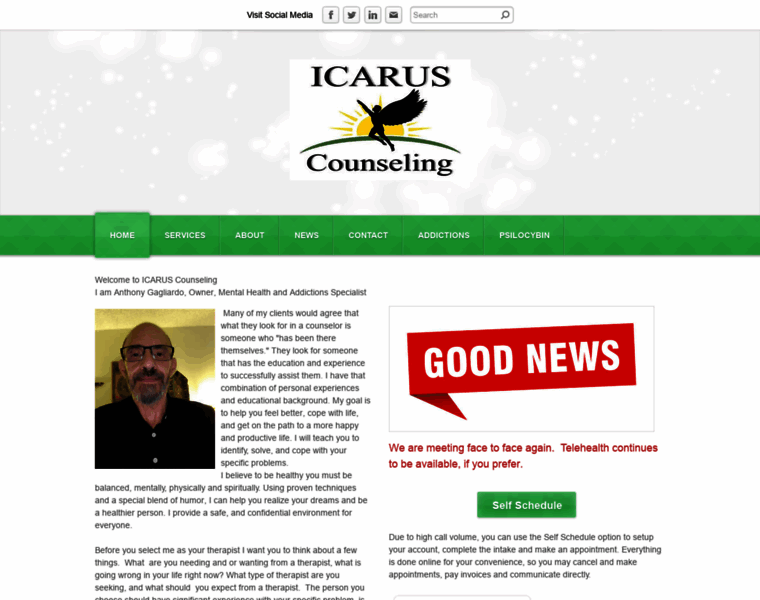 Icarus-counseling.com thumbnail